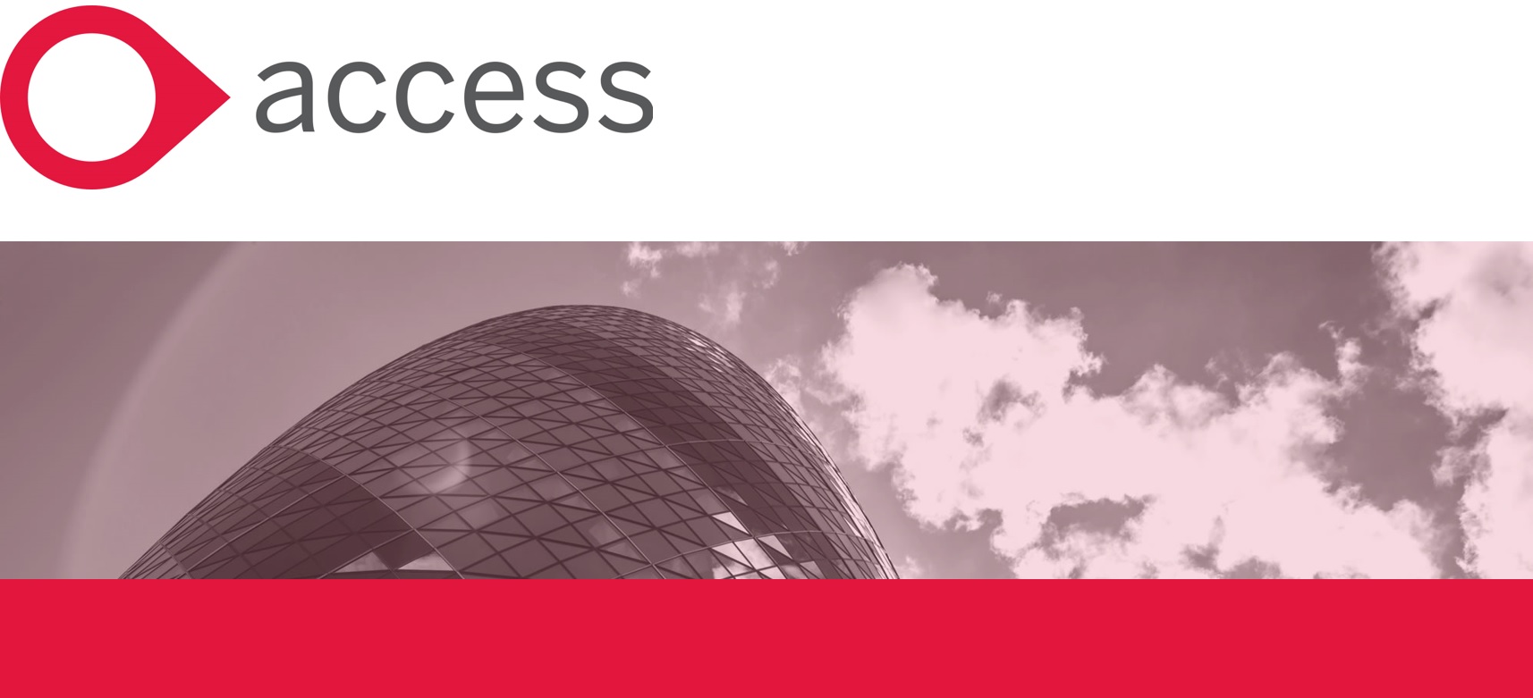 Access Banner for App page